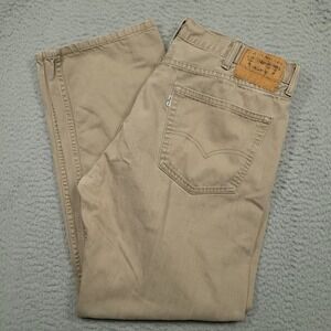 Levi's 541 Mens Khaki Jeans Pants 38x30 (34x29) Cotton Casual Work Utility